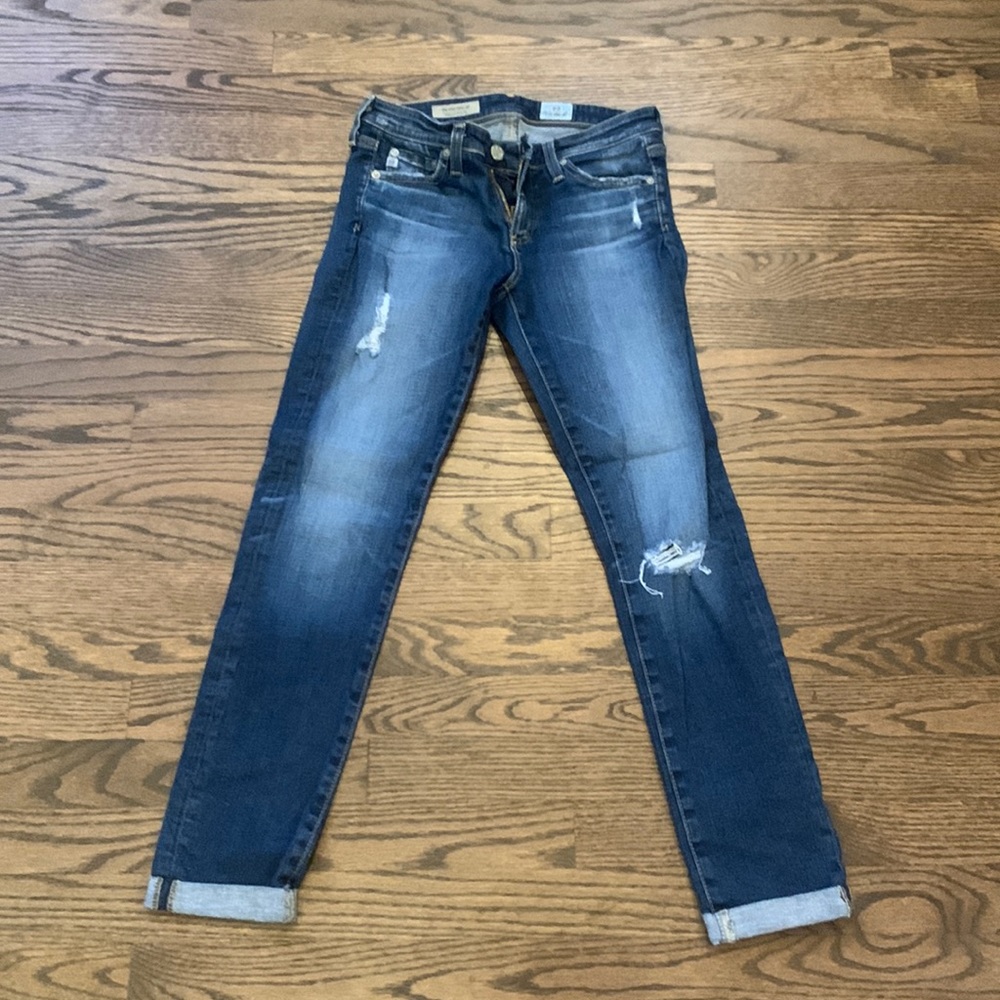 AG jeans cigarette roll up SZ 25